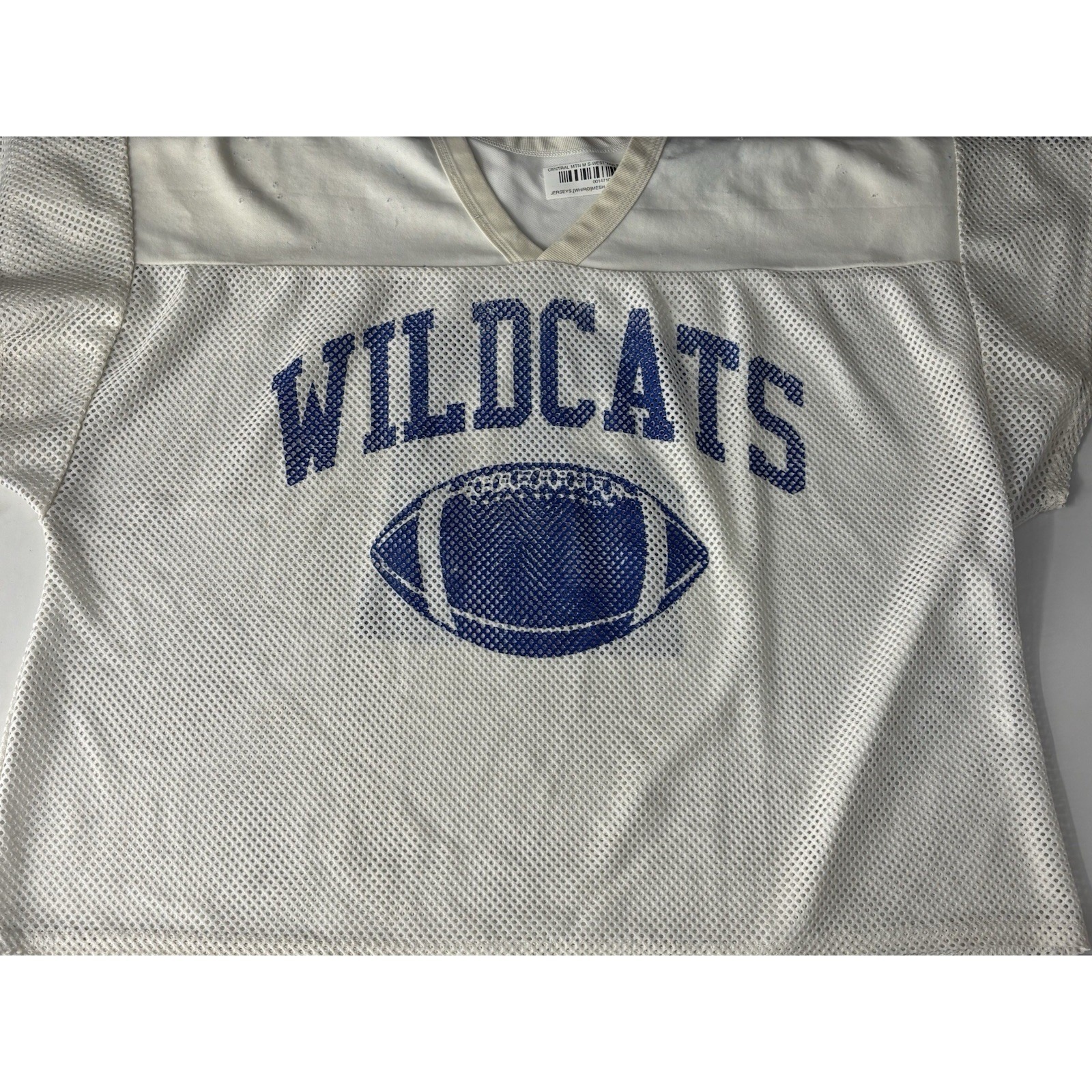 Russell Athletic Football Jersey Wildcats High School Vintage White Y2k Xxxl #21